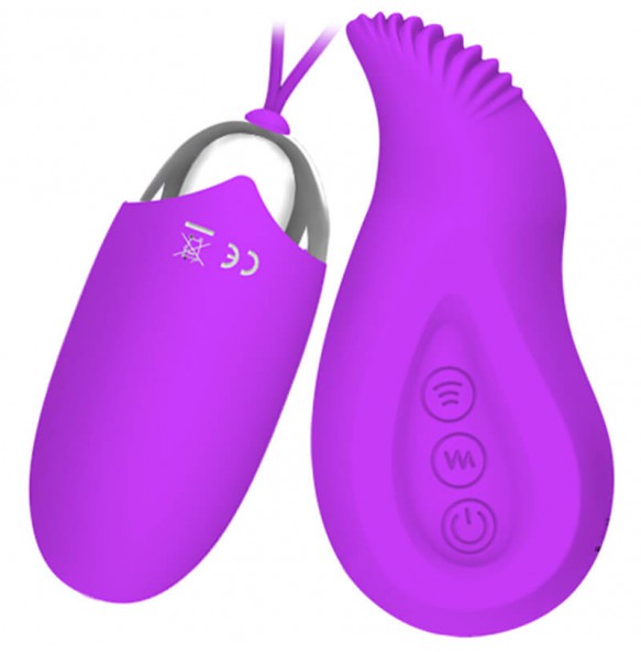 PRETTY LOVE - Fairy Wireless Remote Vibrating Egg (Chargeable - Purple)